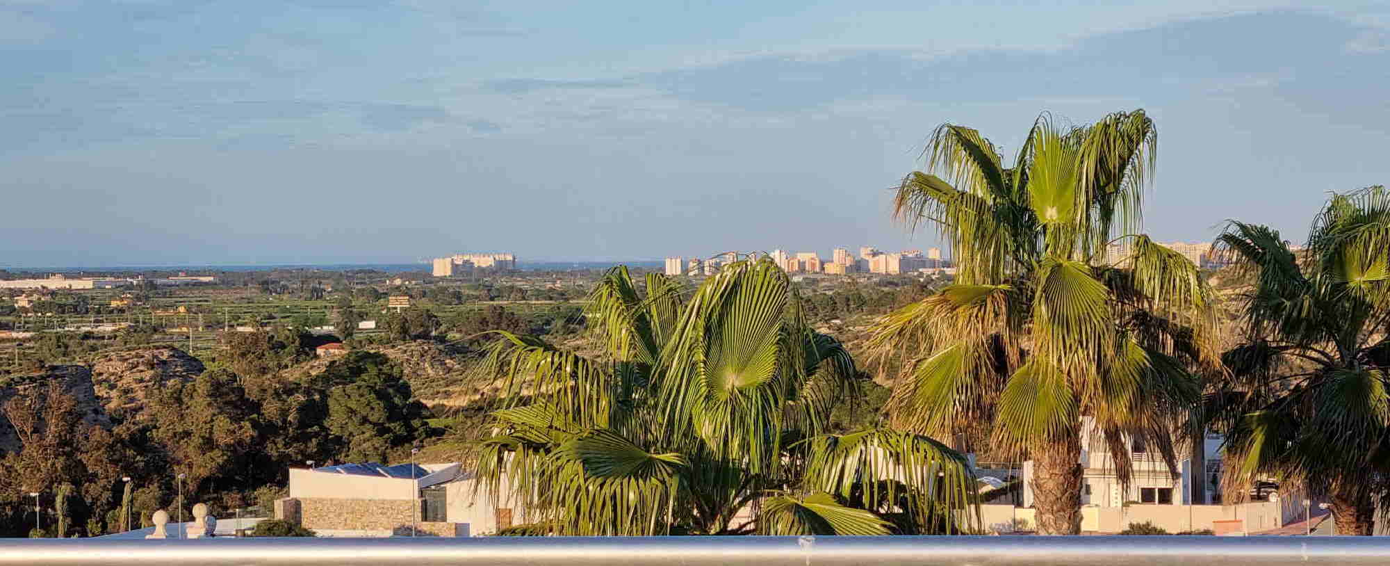 Dachterrasse Ausblick Meer